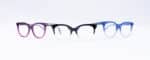 Black crystal acetate frame